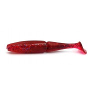 Силіконова приманка для риболовлі, Taipan Grabber, 3,0 дюйми, 8шт/уп, колір №05 Redpearl